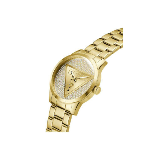 Orologio Uomo Guess BADGE Dorato