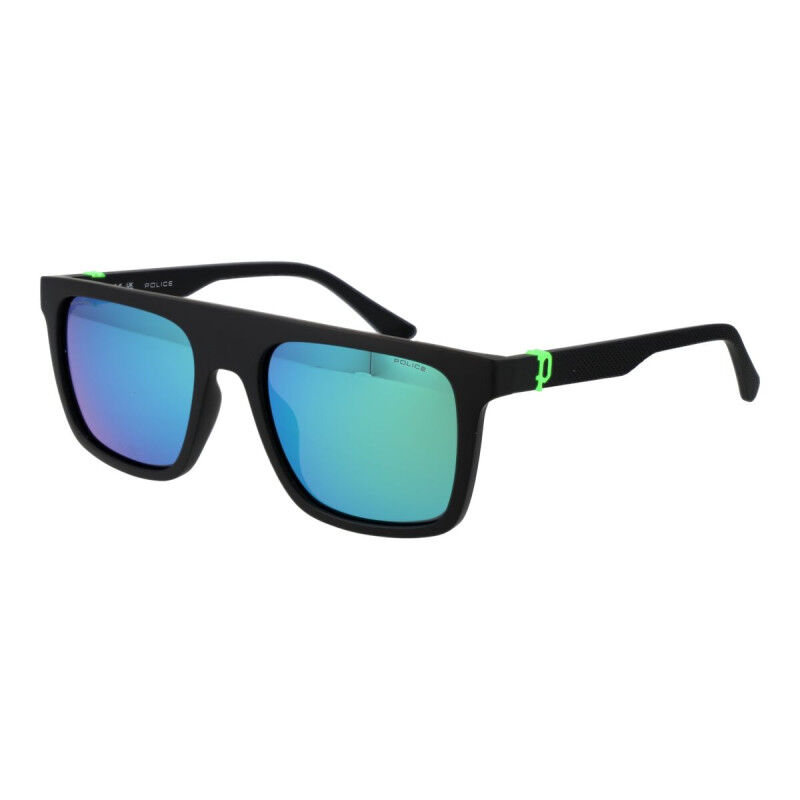 Herrensonnenbrille Police SPLF61 55U28V Schwarz