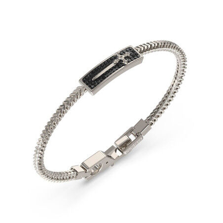 Armband Heren Guess JUMB05081JWSTS Zilverkleurig
