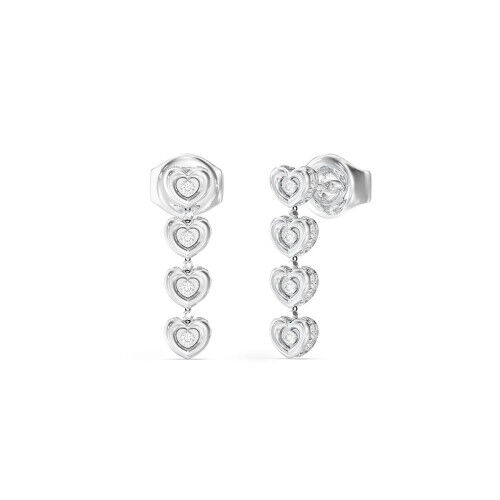 Oorbellen Dames Guess JUBE05473JWRHT-U Zilverkleurig