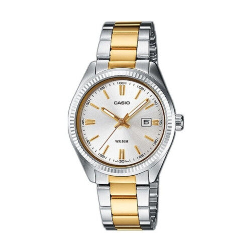 Ladies' Watch Casio LADY DATE - TWO TONES (Ø 30 mm)