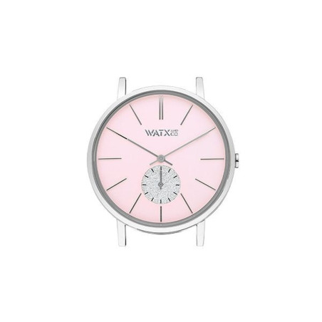 Herrenuhr Watx & Colors WXCA1016 Rosa Silberfarben
