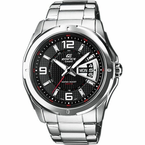 Reloj Hombre Casio CLASSIC DAY DATE - BLACK Negro Plateado (Ø 45 mm)