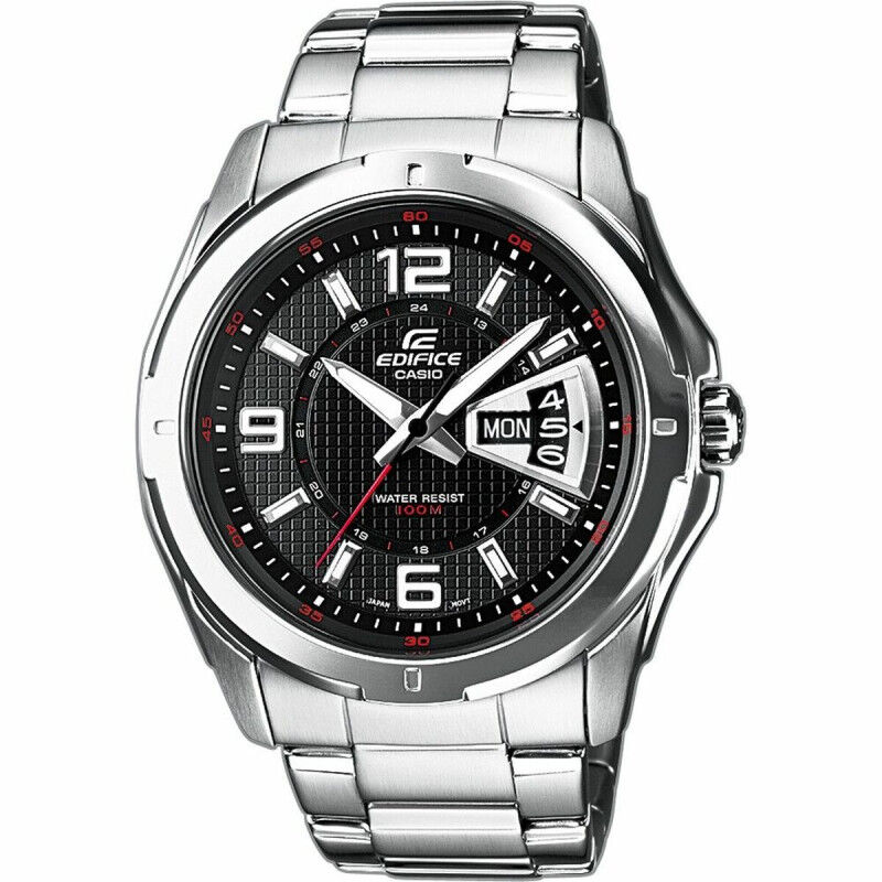 Men's Watch Casio CLASSIC DAY DATE - BLACK Black Silver (Ø 45 mm)
