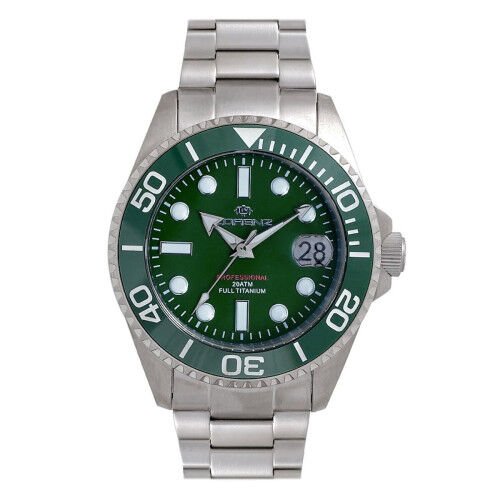 Herrenuhr Lorenz TITANIO DIVER grün