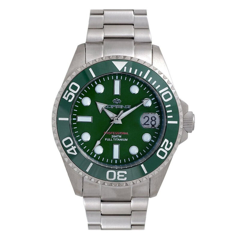 Reloj Hombre Lorenz TITANIO DIVER Verde
