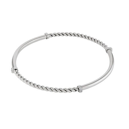 Damenarmreif One Jewels OJSCB01S Silberfarben