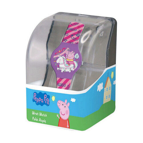 Uhr für Kleinkinder Peppa Pig 482608 - PLASTIC BOX (Ø 32 mm)