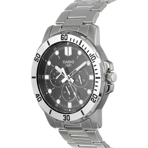 Horloge Heren Casio COLLECTION Zwart Zilverkleurig (Ø 45 mm)