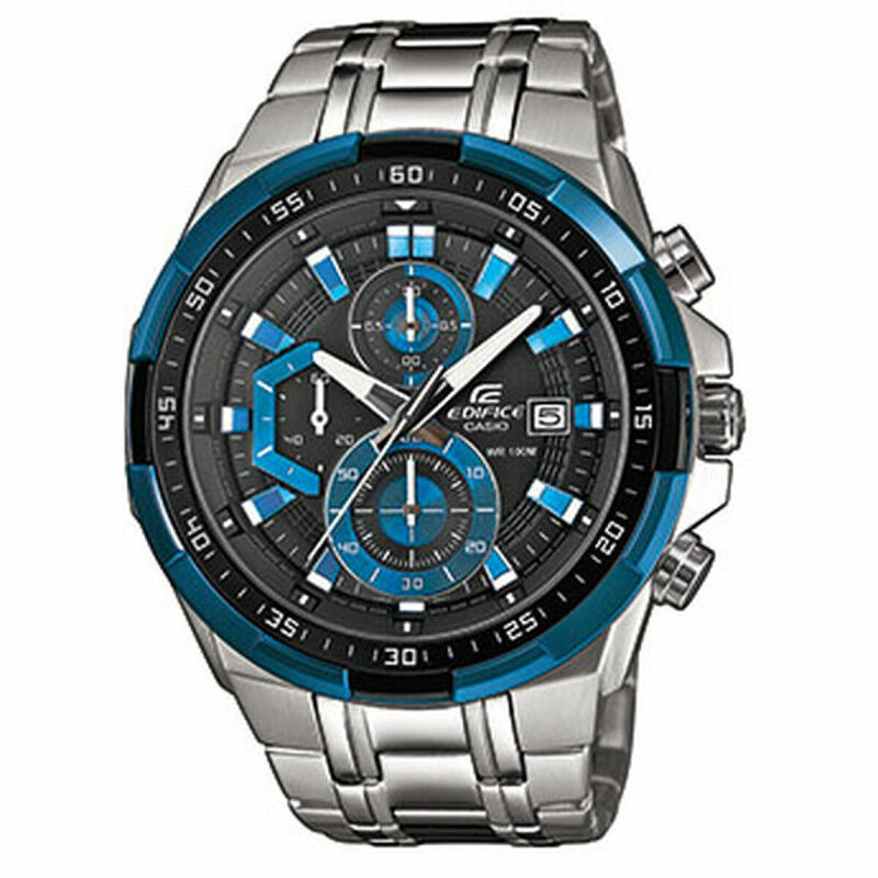 Orologio Uomo Casio EFR-539D-1A2VUEF Nero Argentato (Ø 49 mm)