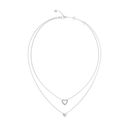 Ladies' Necklace Guess JUBN05026JWRHT-U Silver