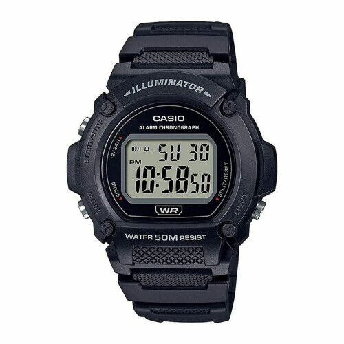 Orologio Uomo Casio W-219H-1AVCF Nero