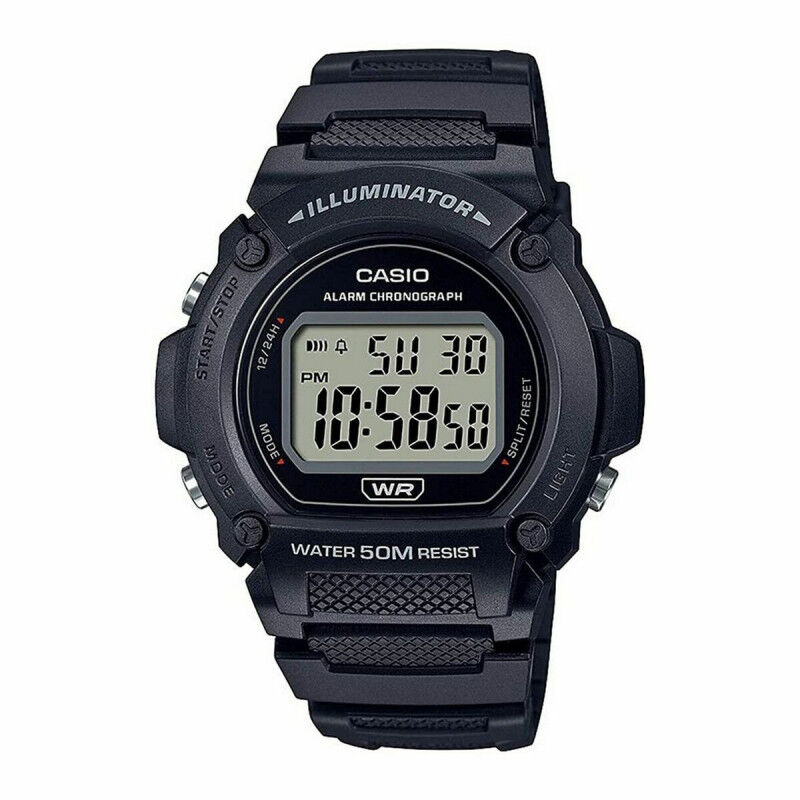 Orologio Uomo Casio W-219H-1AVCF Nero