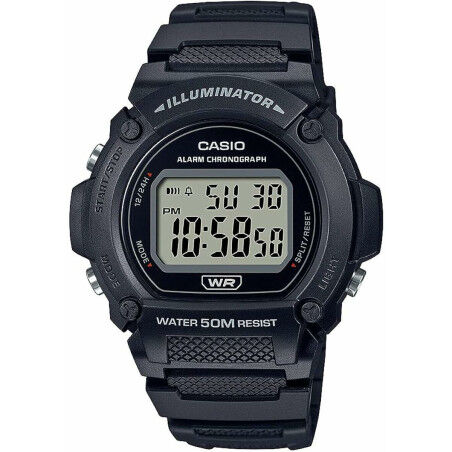 Orologio Uomo Casio W-219H-1AVCF Nero