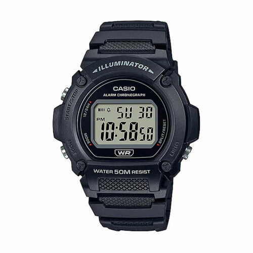 Horloge Heren Casio W-219H-1AVCF Zwart