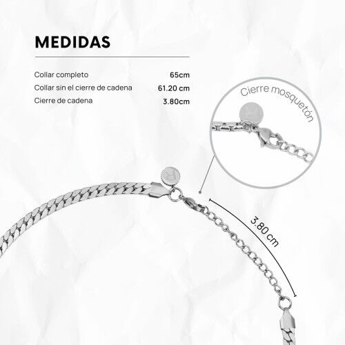 Herrenhalsband Radiant RH000266 Silberfarben