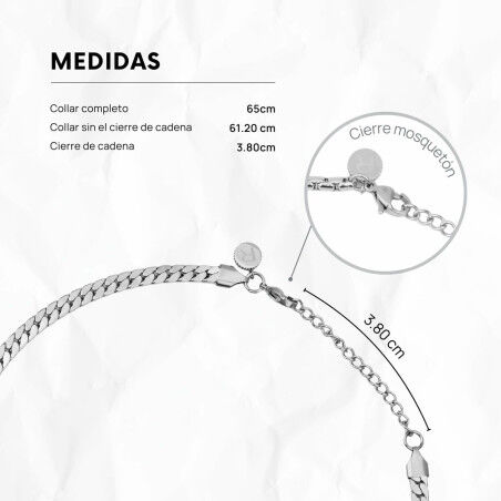 Herrenhalsband Radiant RH000266 Silberfarben