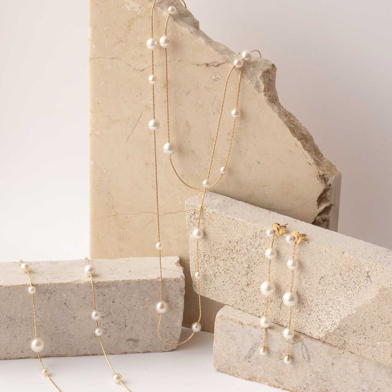 Collar Mujer Majorica 17288.01.1.N40.530.1 Dorado