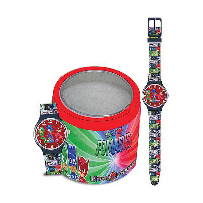 Infant's Watch PJ Masks PJ MASKS (SUPERPIGIAMINI) – TIN BOX (Ø 33 mm)