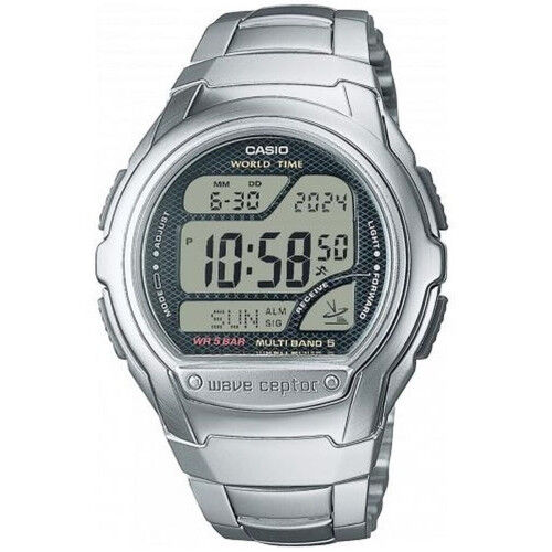 Orologio Uomo Casio WV-58RD-1AEF Nero Argentato (Ø 44 mm)