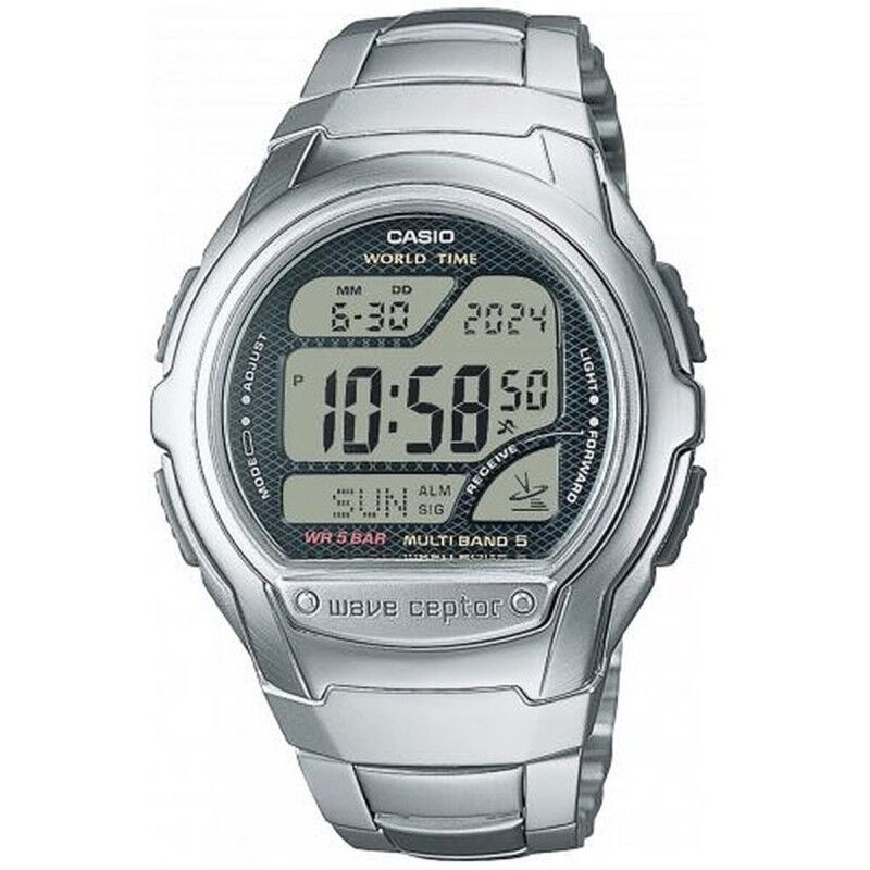 Orologio Uomo Casio WV-58RD-1AEF Nero Argentato (Ø 44 mm)