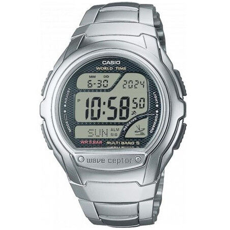 Horloge Heren Casio WV-58RD-1AEF Zwart Zilverkleurig (Ø 44 mm)
