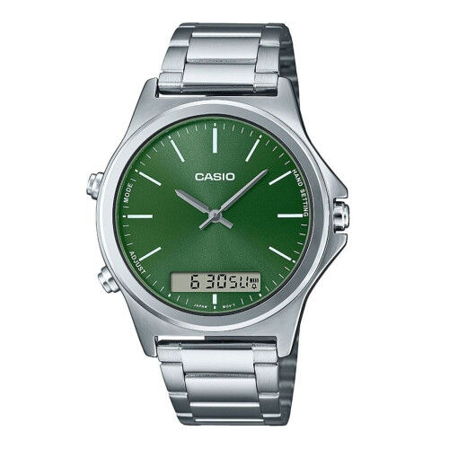Horloge Heren Casio COLLECTION Groen Zilverkleurig (Ø 41,5 mm)