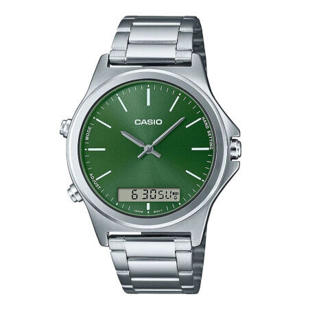 Horloge Heren Casio COLLECTION Groen Zilverkleurig (Ø 41,5 mm)