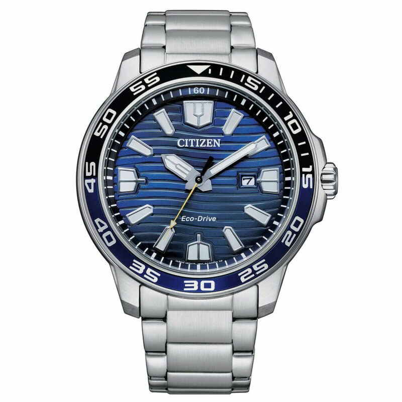 Horloge Heren Citizen AW1525-81L Zilverkleurig Blauw