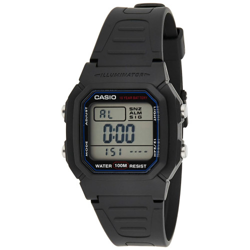 Herrenuhr Casio DIVER -ILLUMINATOR 10 YEARS BATTERY Schwarz (Ø 37 mm)