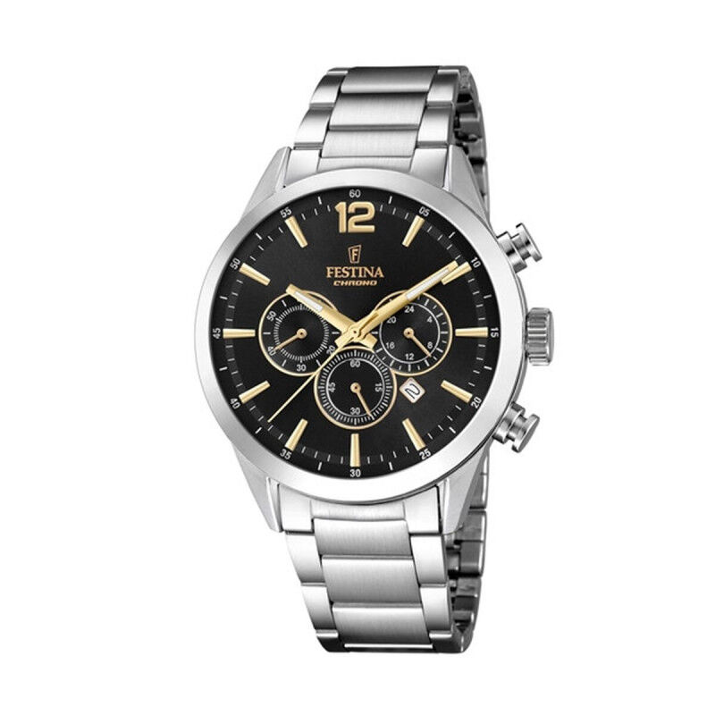 Horloge Heren Festina F20343/4 Zwart Zilverkleurig