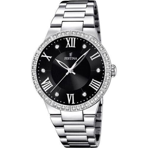 Horloge Heren Festina F16719/2 Zwart Zilverkleurig