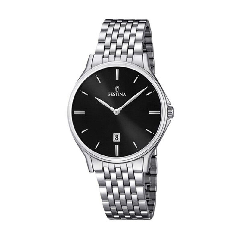 Horloge Heren Festina F16744/4 Zwart Zilverkleurig