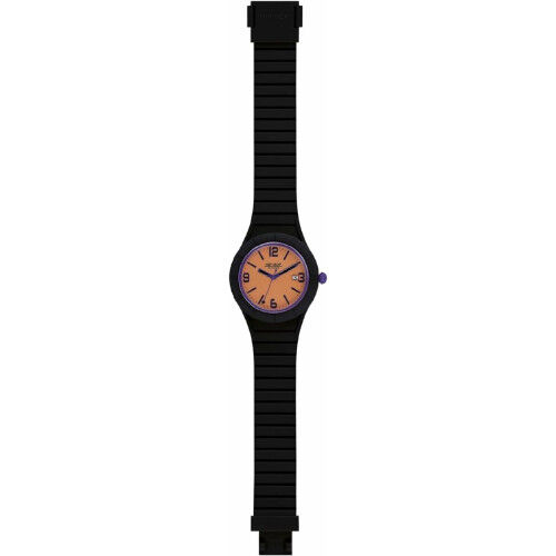 Reloj Hombre Hip Hop HWU1082 Negro Naranja