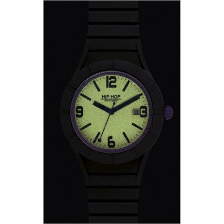 Orologio Uomo Hip Hop HWU1082 Nero Arancio