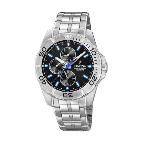 Orologio Uomo Festina F20445/6 Nero Argentato