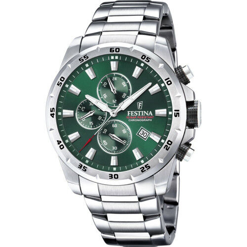 Reloj Hombre Festina F20463/3 Verde Plateado