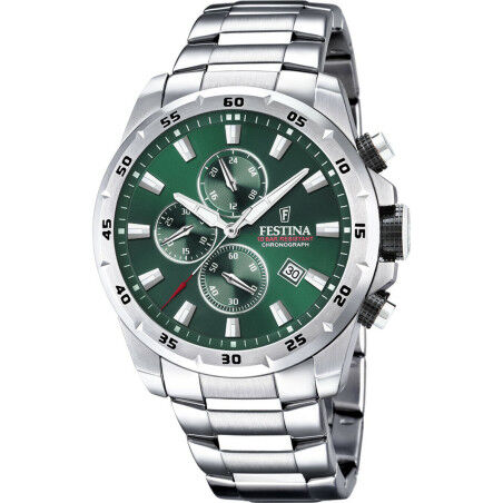 Horloge Heren Festina F20463/3 Groen Zilverkleurig