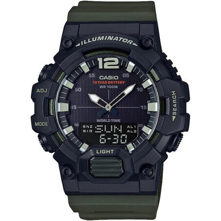 Horloge Heren Casio ILLUMINATOR BLACK - ARMY GREEN (Ø 48 mm)