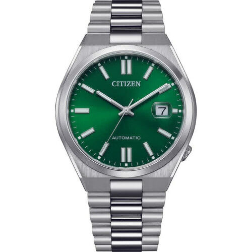 Horloge Heren Citizen TSUYOSA AUTOMATIC Groen Zilverkleurig (Ø 40 mm)
