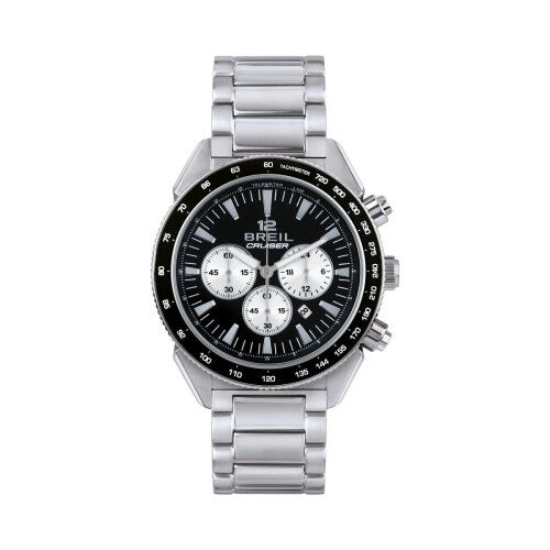 Reloj Hombre Breil TW1924 Negro Plateado (Ø 44 mm)
