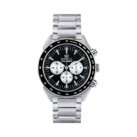 Orologio Uomo Breil TW1924 Nero Argentato (Ø 44 mm)