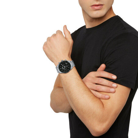 Orologio Uomo Breil TW1897 Nero Argentato