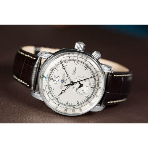 Horloge Heren Zeppelin Zegarek Zeppelin 7640-1 męski Zilverkleurig