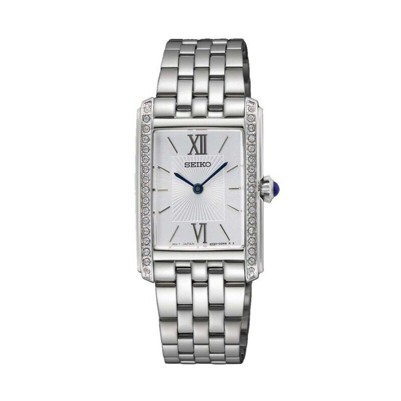 Horloge Heren Seiko SWR091P1 Zilverkleurig