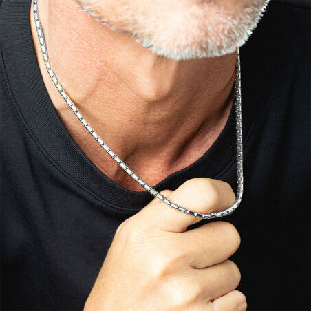 Collana Uomo Lotus LS2367-1/1 Argentato