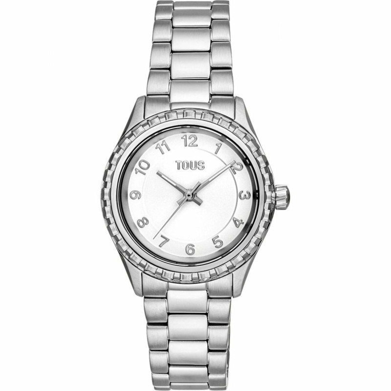 Horloge Heren Tous 3000134200 Wit Zilverkleurig