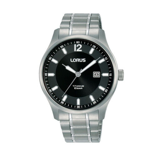 Horloge Heren Lorus RH995QX9 Zwart Zilverkleurig