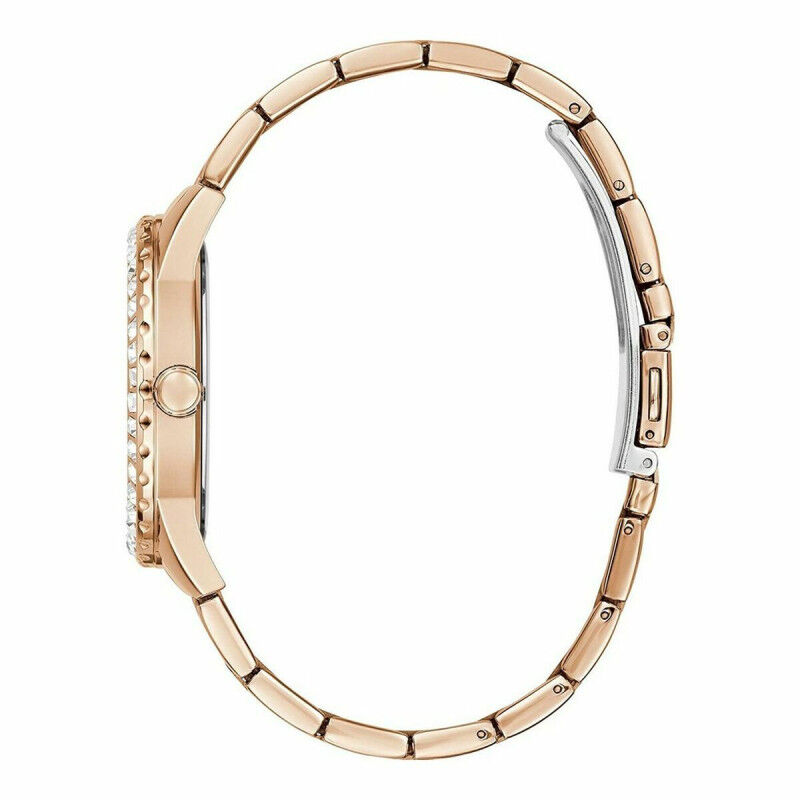 Horloge Dames Guess GW0111L3 Zwart Roos Goud