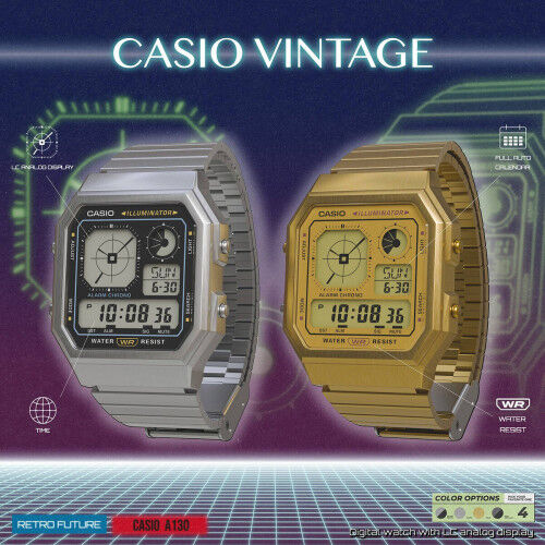 Orologio Uomo Casio A130WEG-9AEF